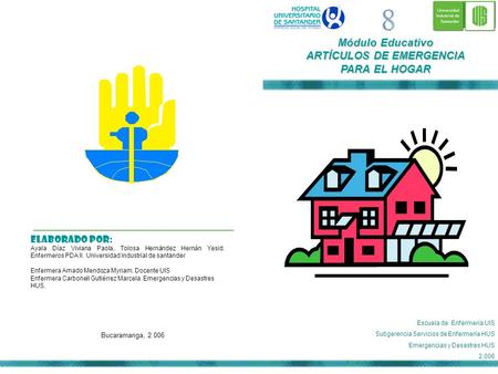 ARTÍCULOS DE EMERGENCIA