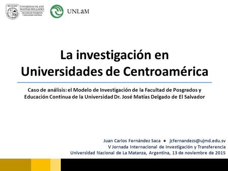 La investigación en Universidades de Centroamérica