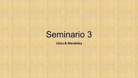 Seminario 3 Lilacs & Mendeley. 1- Entramos en la base de datos Lilacs.