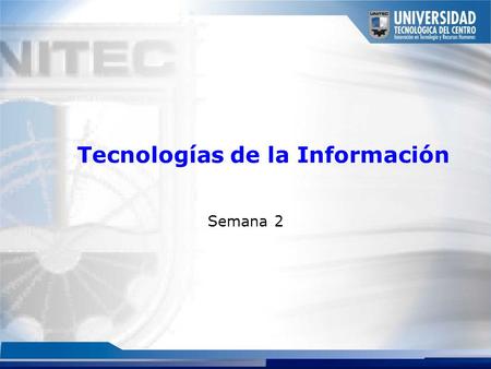 Tecnologías de la Información Semana 2. ¿Qué Es Realidad Virtual? “una representación de las cosas a través de medios electrónicos, que brinda la sensación.