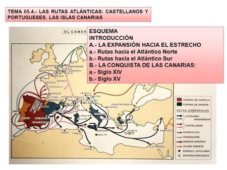 A.- LA EXPANSIÓN HACIA EL ESTRECHO a.- Rutas hacia el Atlántico Norte