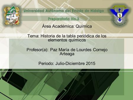 Área Académica: Química