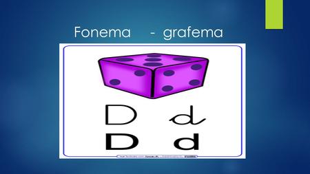 Fonema - grafema.