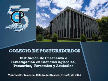 COLEGIO DE POSTGRADUADOS