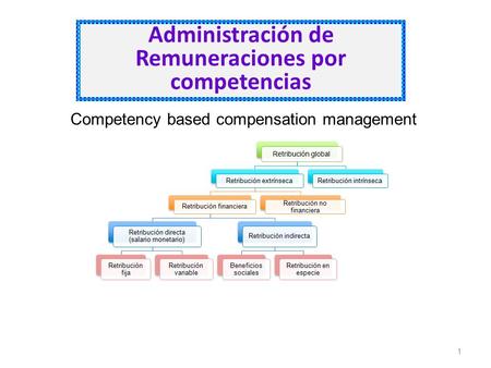 Administración de Remuneraciones por competencias