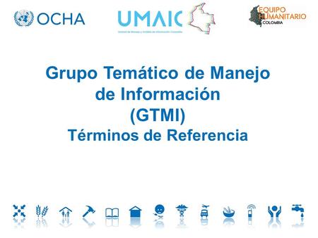 Grupo Temático de Manejo de Información (GTMI) Términos de Referencia.