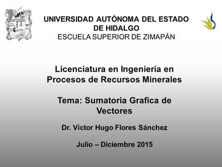 Licenciatura en Ingeniería en Procesos de Recursos Minerales