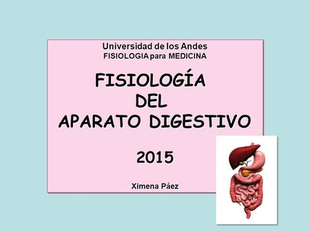 Universidad de los Andes FISIOLOGIA para MEDICINA