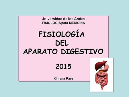 Universidad de los Andes FISIOLOGIA para MEDICINA