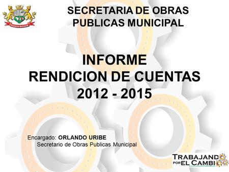 SECRETARIA DE OBRAS PUBLICAS MUNICIPAL