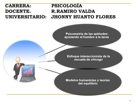 UNIVERSITARIO: JHONNY HUANTO FLORES