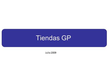 Tiendas GP Julio 2009. Agenda  Quién es el Pintor?  Segmentación  Que espera el Pintor de una tienda de Pinturas?  Cuáles servicios podemos ofrecer?