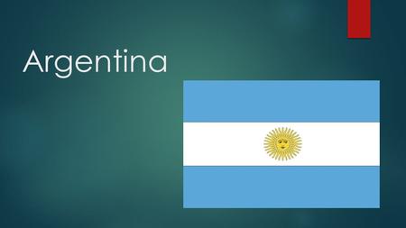 Argentina. Demografia -5151 km con Chile -1880 km con Paraguay -1224 km con Brasil -832 km con Bolivia -579 km con Uruguay Total : 2 766 890 Km2 Aguas.