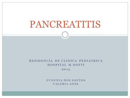 Residencia de clinica pediatrica