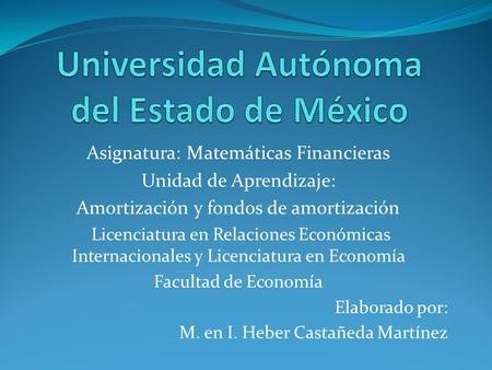 Universidad Autónoma del Estado de México
