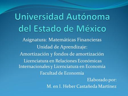 Universidad Autónoma del Estado de México