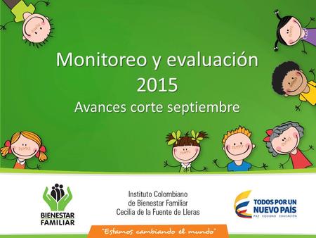Monitoreo y evaluación 2015