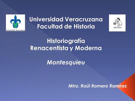 Mtro. Raúl Romero Ramírez