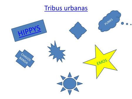 Tribus urbanas HIPPYS EMOS CHAVOS BANDA PUNKS. Tipos de tribus urbanas.