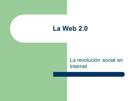 La revolución social en Internet