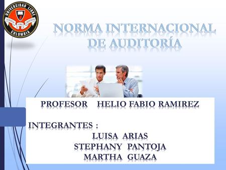 NORMA INTERNACIONAL DE AUDITORÍA PROFESOR HELIO FABIO RAMIREZ