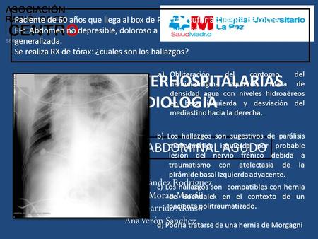 REUNIONES INTERHOSPITALARIAS DE RADIOLOGÍA