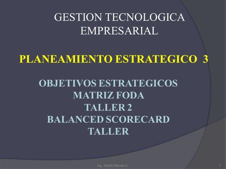 PLANEAMIENTO ESTRATEGICO 3