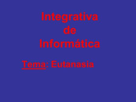 Integrativa de Informática