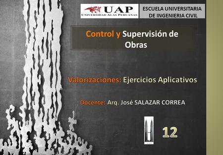 12 Control y Supervisión de Obras