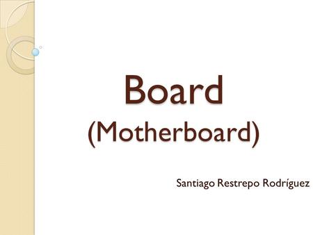 Santiago Restrepo Rodríguez