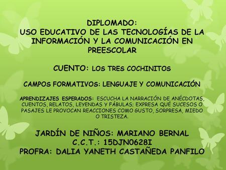 CAMPOS FORMATIVOS: LENGUAJE Y COMUNICACIÓN