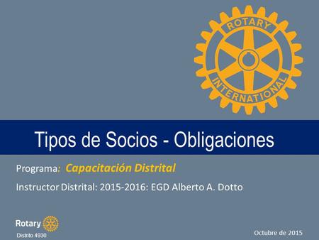 Tipos de Socios - Obligaciones