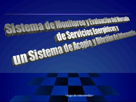 Agenda Presentación de Intermedia Service Términos de Referencia Visión del producto a construir Avances: Primer Informe.