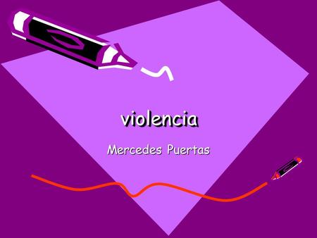 Violencia Mercedes Puertas.
