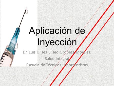 Aplicación de Inyección