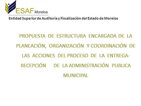 Entidad Superior de Auditoría y Fiscalización del Estado de Morelos 7.
