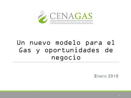 Un nuevo modelo para el Gas y oportunidades de negocio