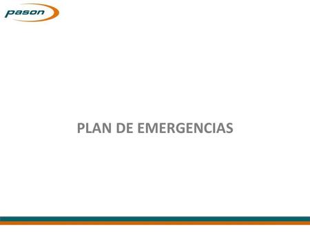 PLAN DE EMERGENCIAS.