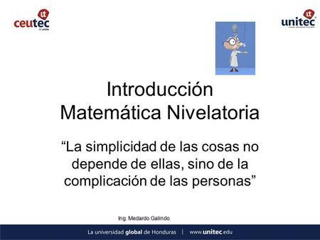 Introducción Matemática Nivelatoria
