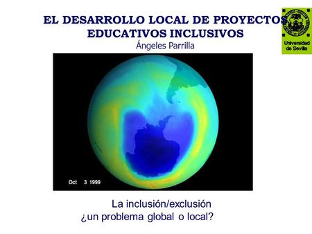 EL DESARROLLO LOCAL DE PROYECTOS EDUCATIVOS INCLUSIVOS