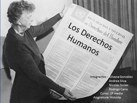 Los Derechos Humanos Los Derechos Humanos