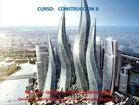 CURSO: CONSTRUCCION II