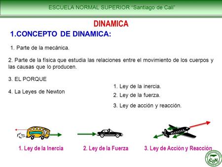 3. Ley de Acción y Reacción