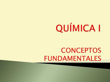 CONCEPTOS FUNDAMENTALES