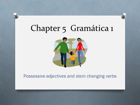 Possessive adjectives and stem changing verbs