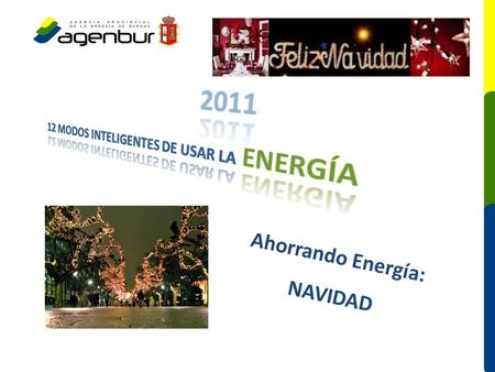 2011 Ahorrando Energía: NAVIDAD