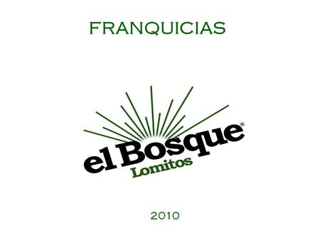 FRANQUICIAS 2010.