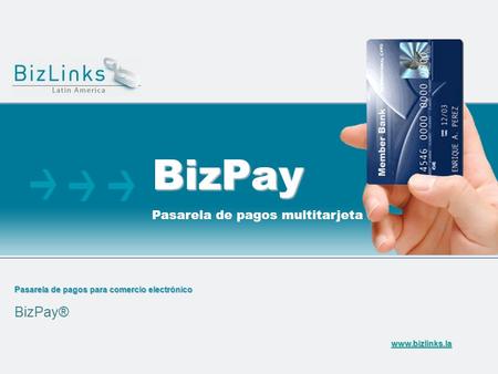Pasarela de pagos para comercio electrónico