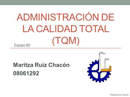 Administración de la Calidad Total (TQM)