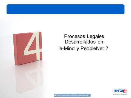 Procesos Legales Desarrollados en e-Mind y PeopleNet 7